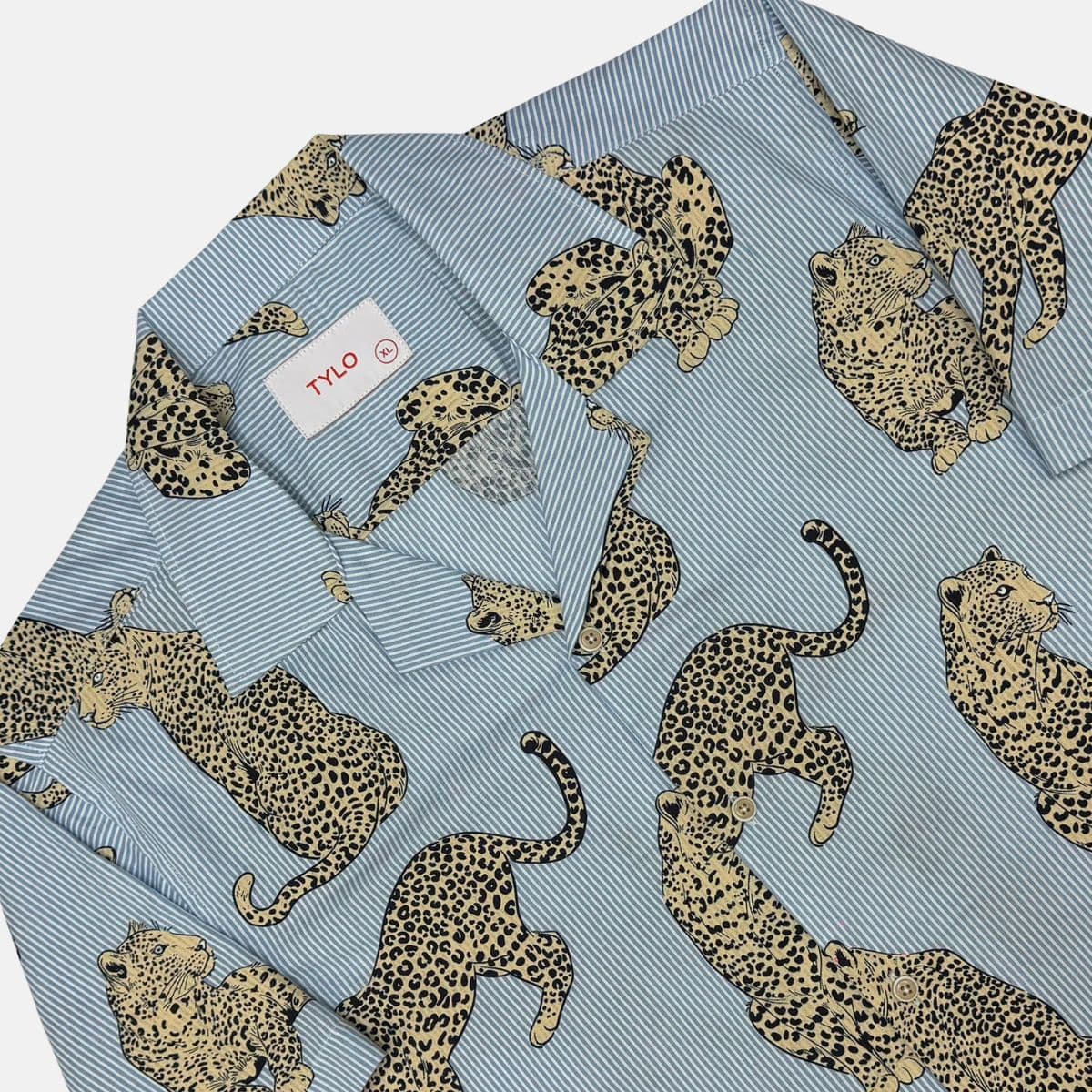 Sky Leopard Cuban Shirt showcase 2