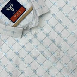 Ivory Grid Premium Shirt view 2