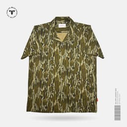 Olive Camo Cuban Shirt view 0