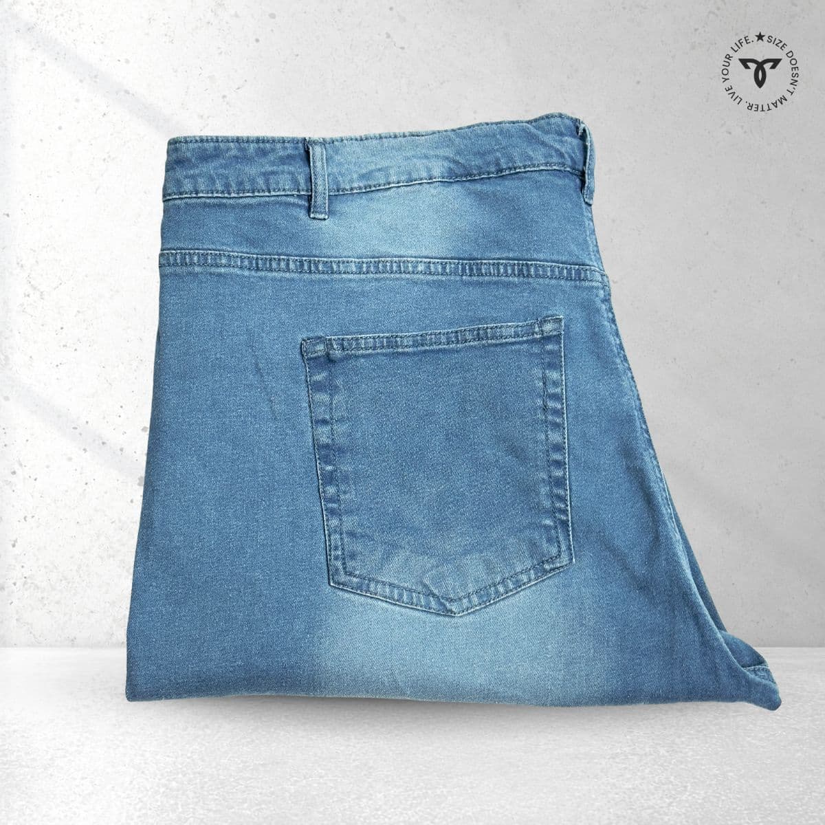  Light Wash Blue Jeans Pant