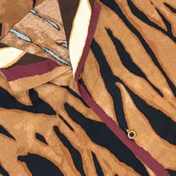 Tiger Brown Cuban Shirt view 2