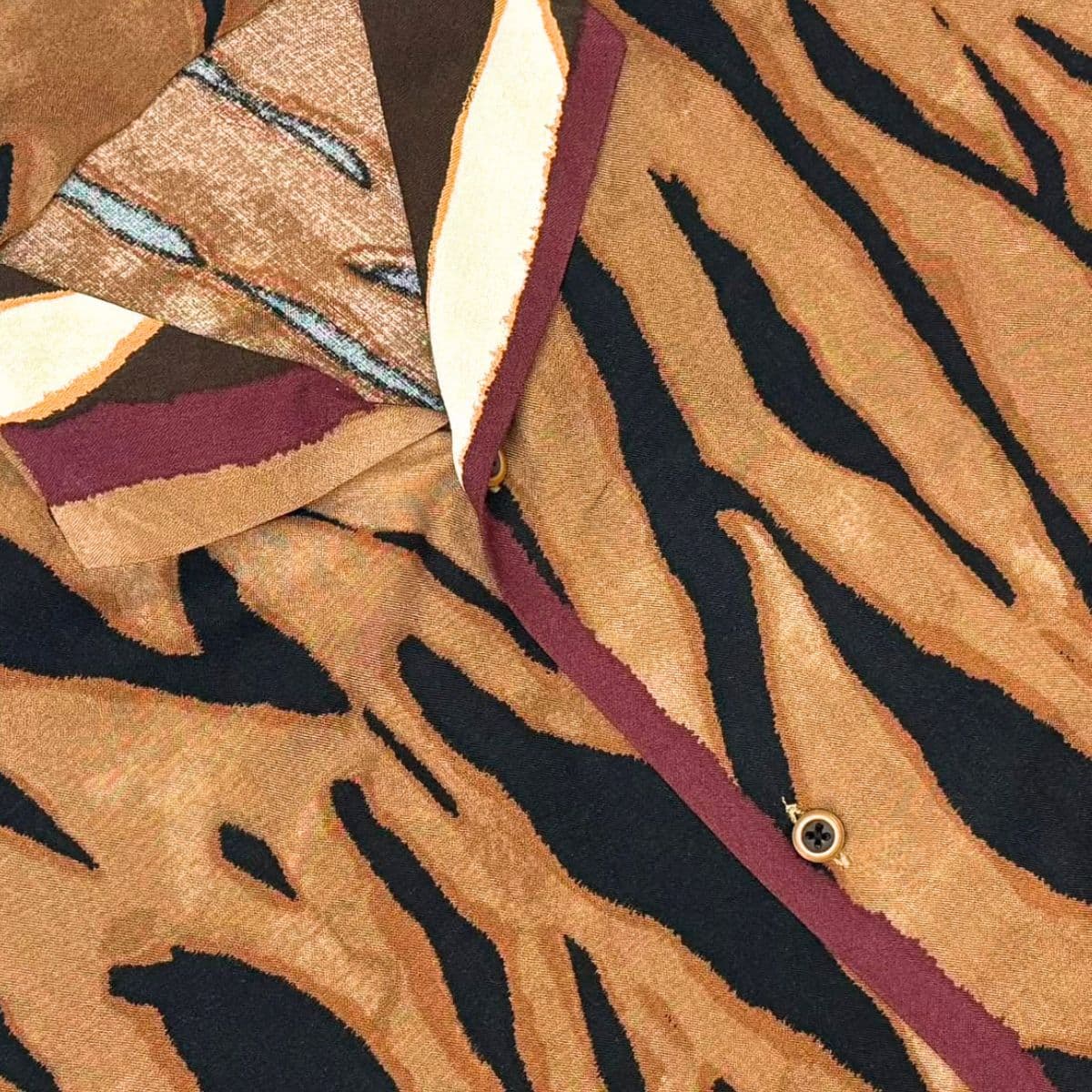 Tiger Brown Cuban Shirt showcase 3