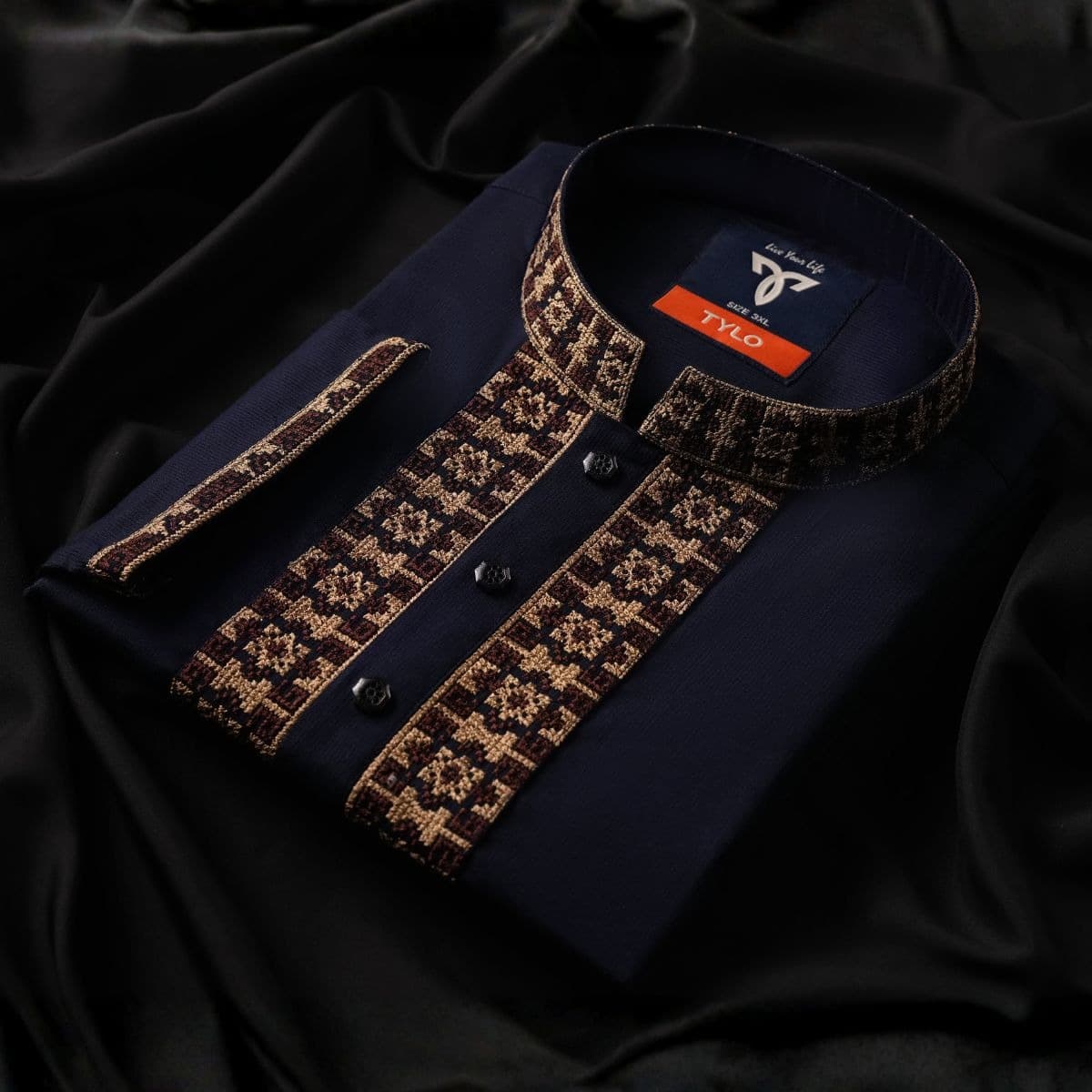 TYLO Deep Royal Blue Premium Panjabi
