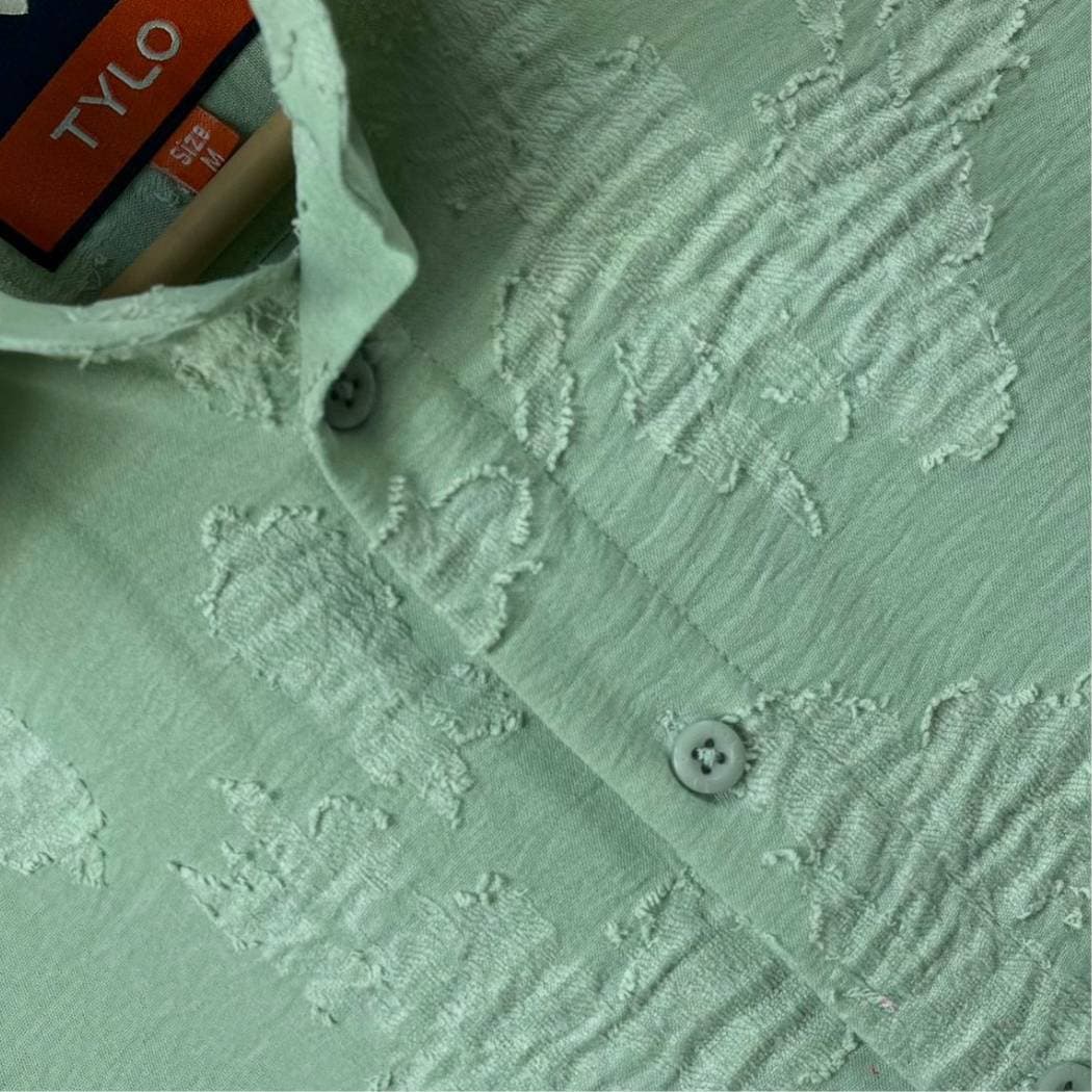 Mint Floral Premium Shirt showcase 3