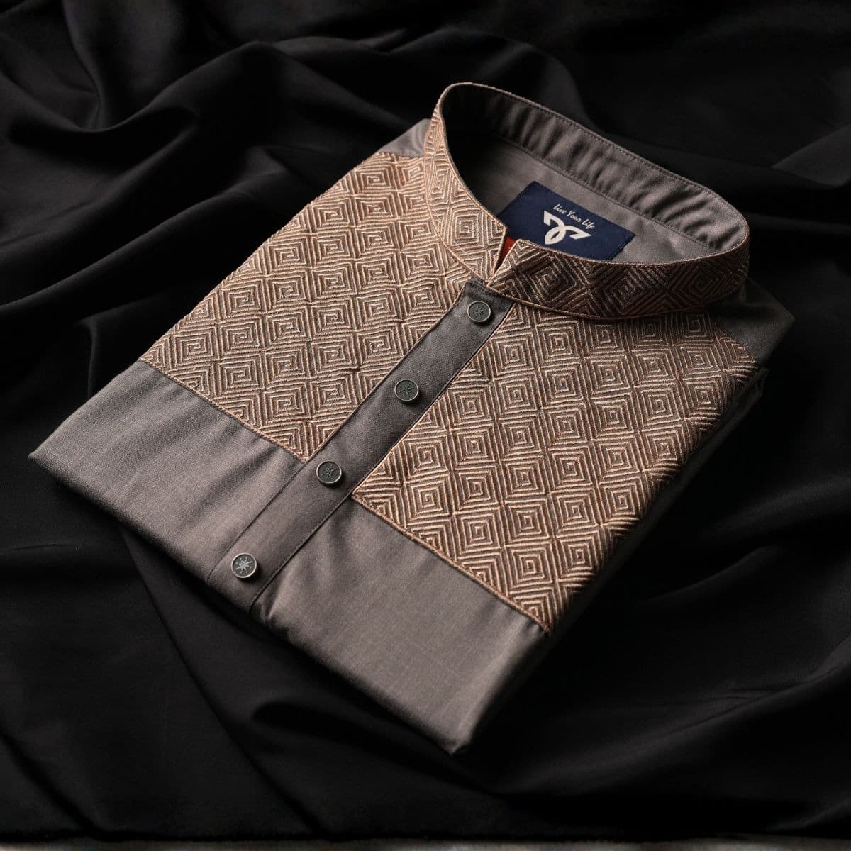 TYLO Mocha Geometric Exclusive Panjabi