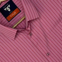 Berry Pinstripe Premium Shirt view 2