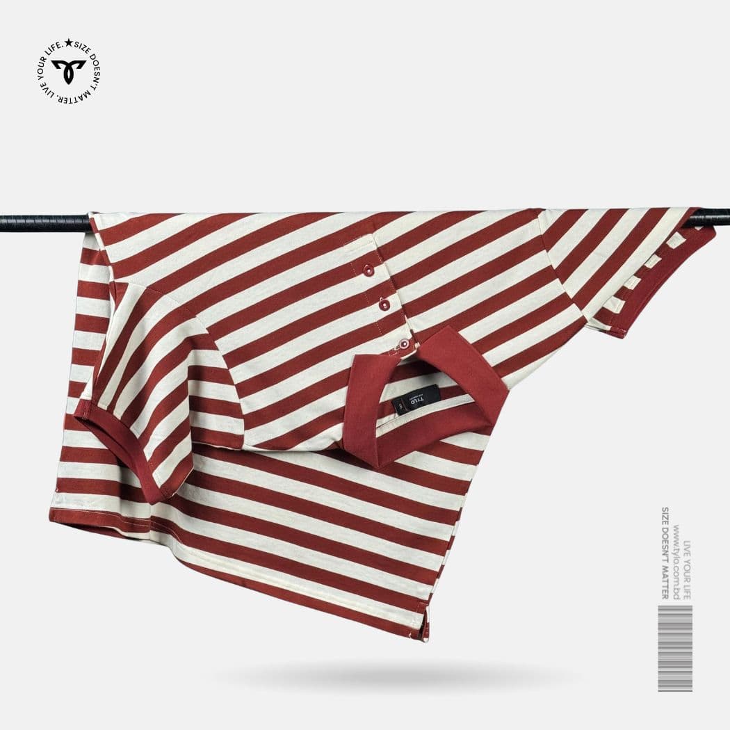 TYLO Stripe Polo Shirt – Brickline