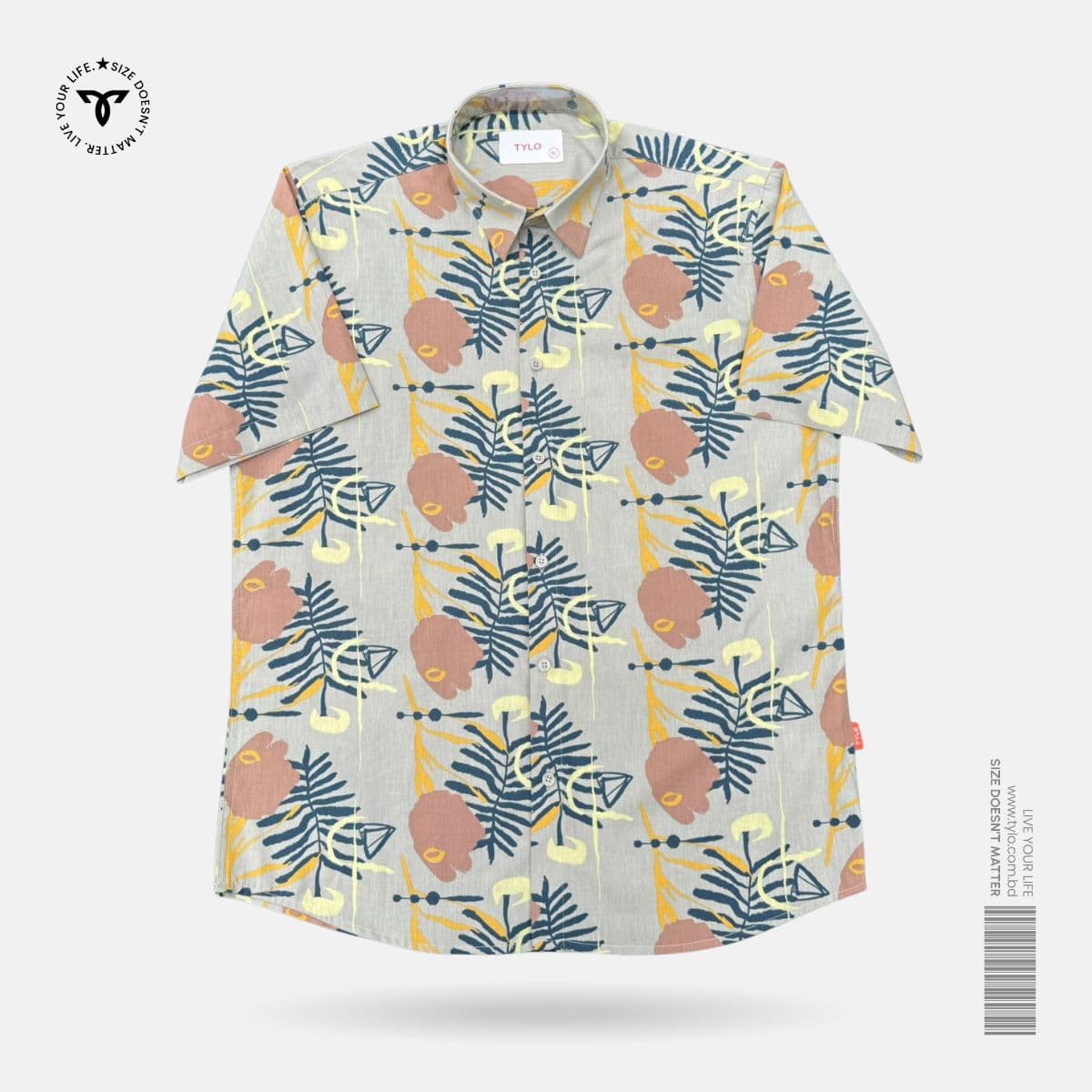 TYLO Half Sleeve Shirt – Pastel Floral Print showcase 1