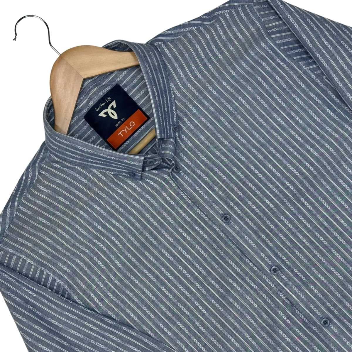 Ash Horizon Stripe Premium Shirt showcase 2