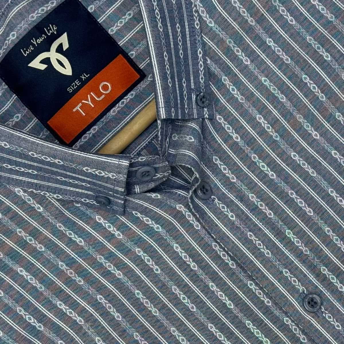 Ash Horizon Stripe Premium Shirt showcase 3