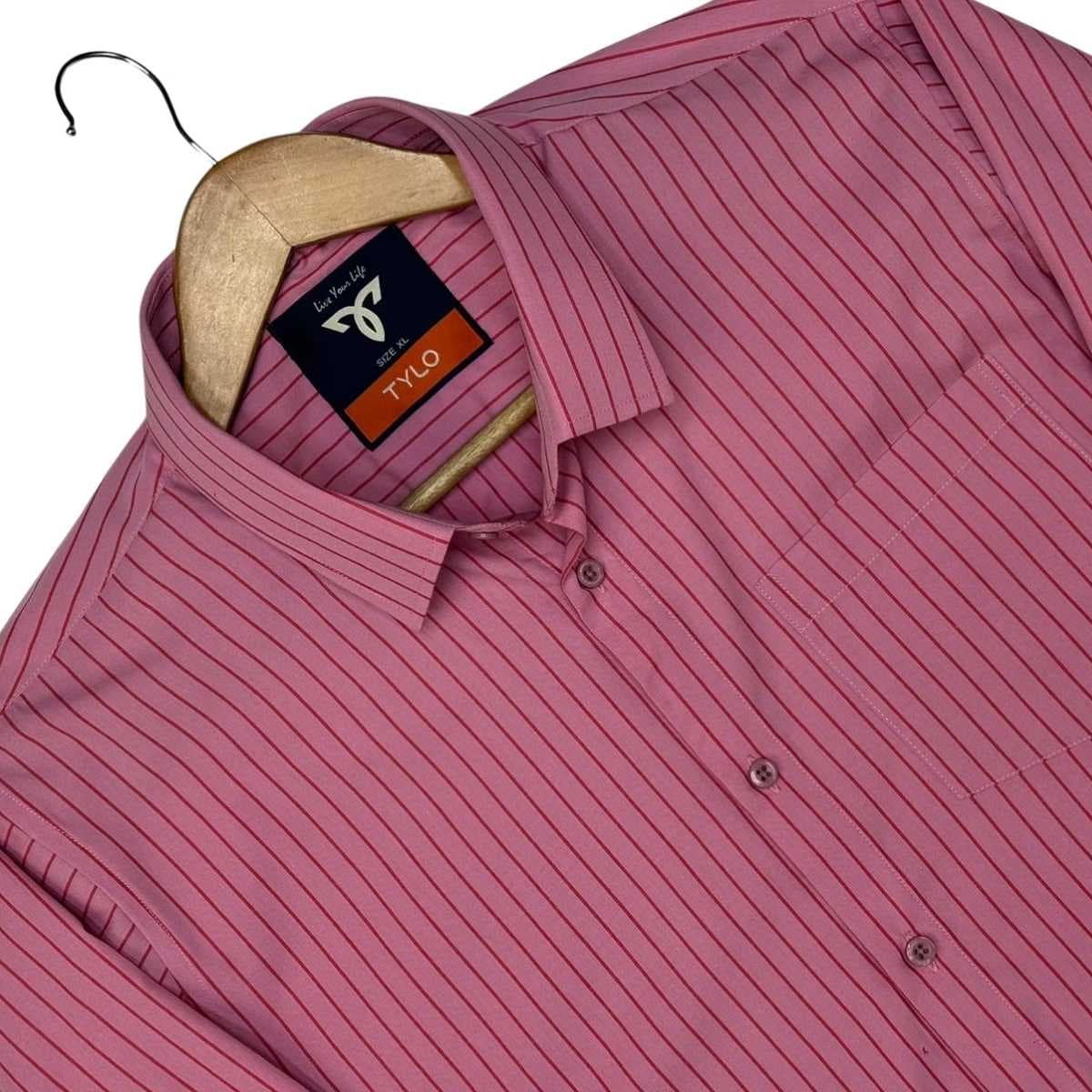 Berry Pinstripe Premium Shirt showcase 2