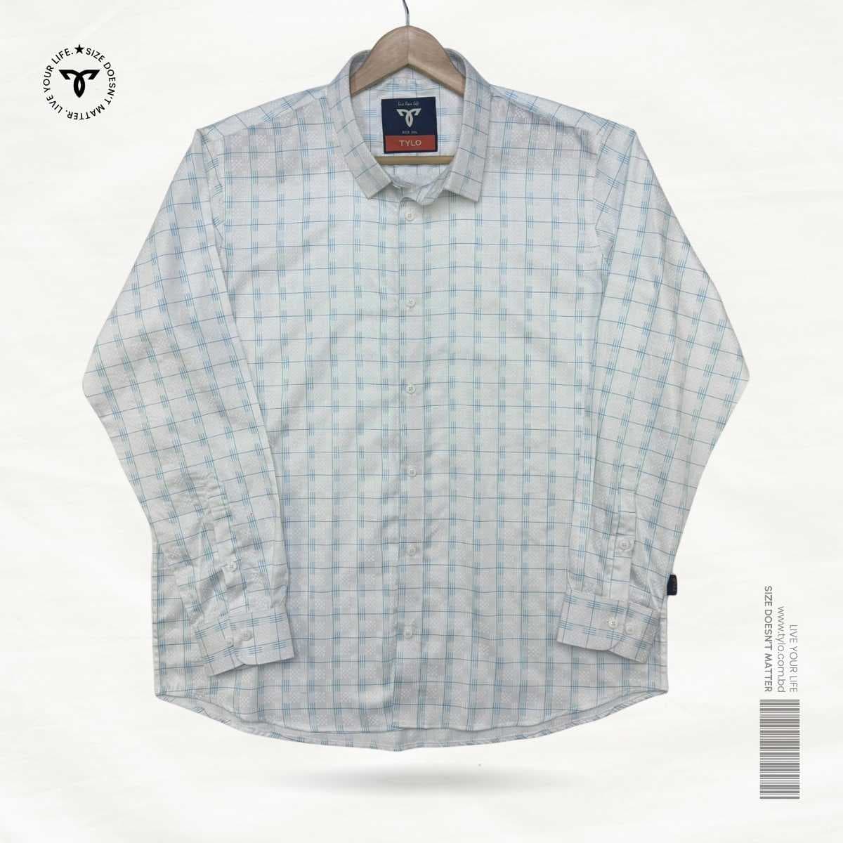 Ivory Grid Premium Shirt
