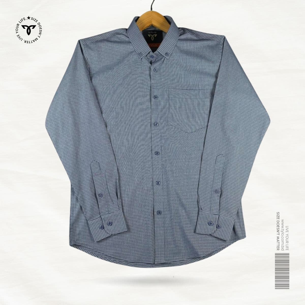 TYLO Navy Check Premium Shirt