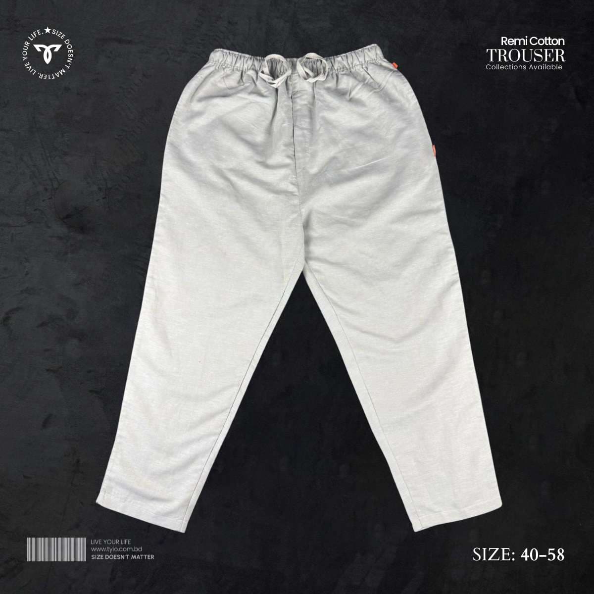 Remi Cotton Relaxed Trouser – Off-White showcase 1