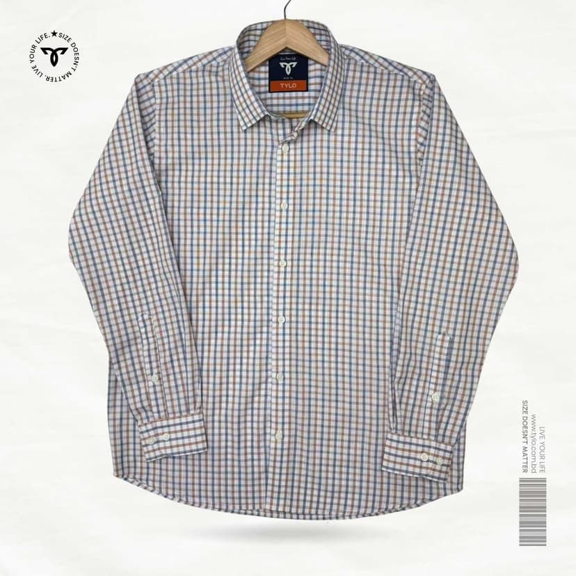 Multicolored Grid Check Premium Shirt
