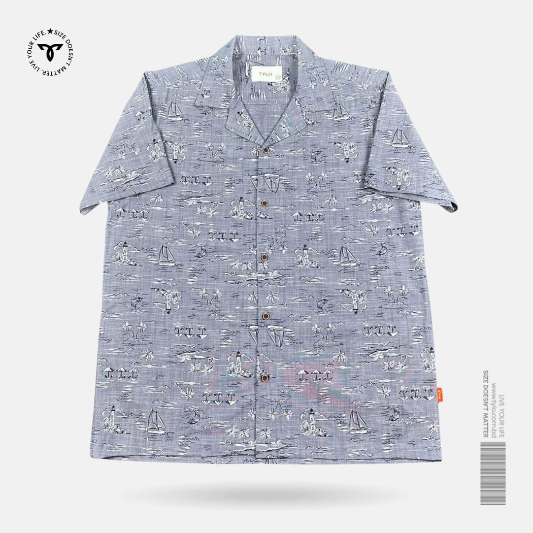 Harbor Mist cuban shirt