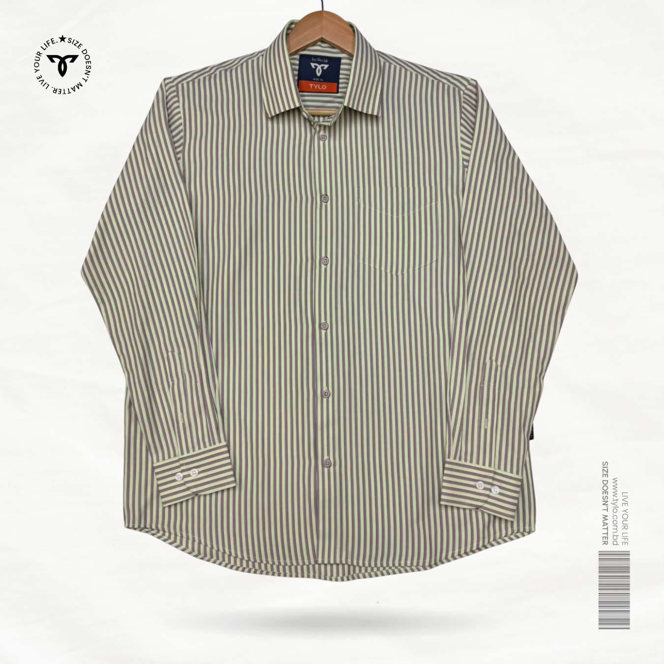 Sage Plum Stripe Premium Shirt showcase 1
