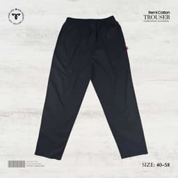 Remi Cotton Relaxed Trouser – Classic Black view 0