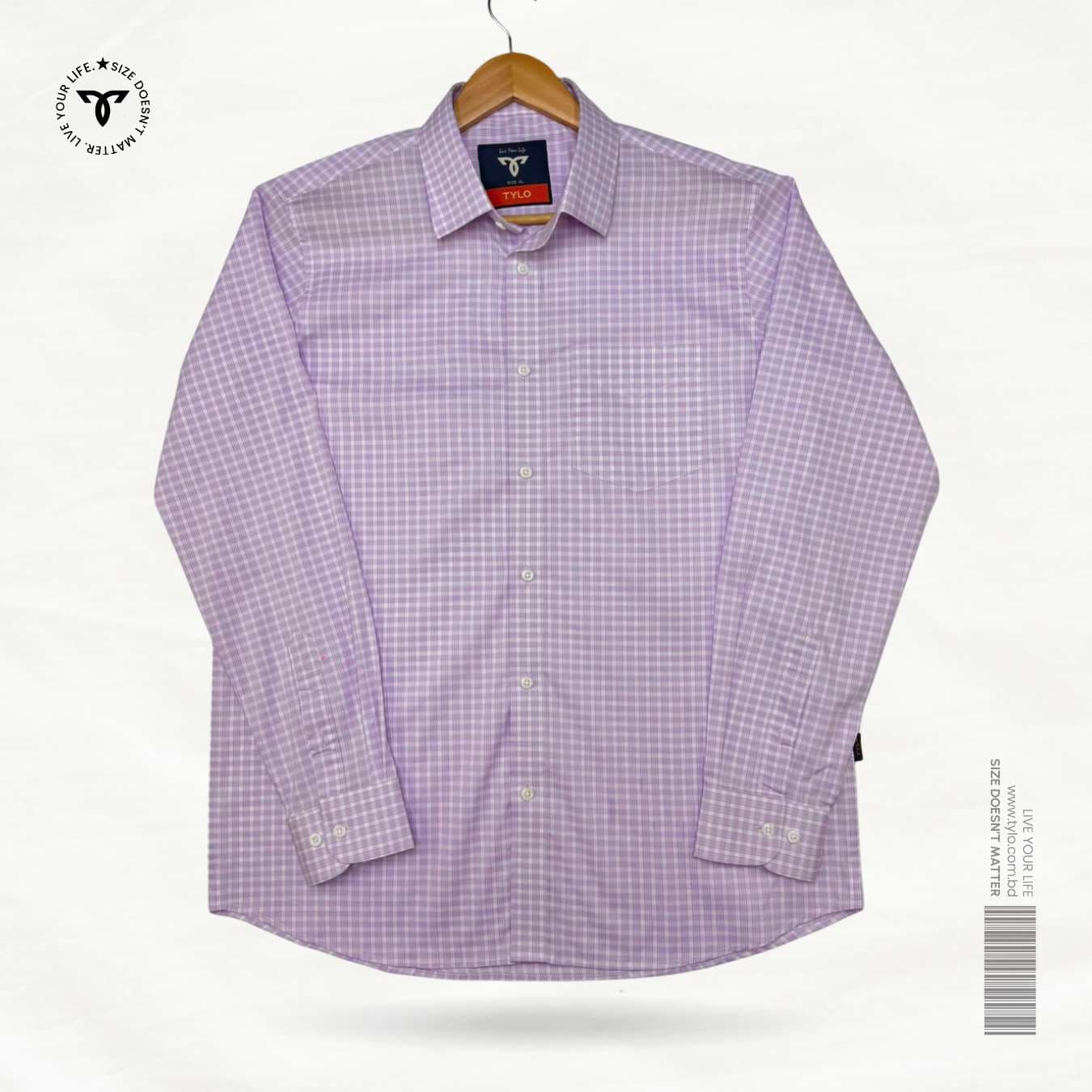 Lavender Heritage Check Premium Shirt showcase 1