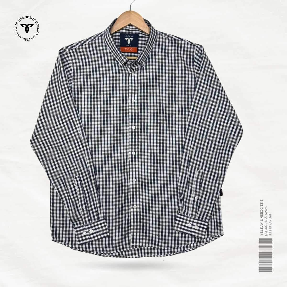 Monochrome Classic Check Premium Shirt showcase 1