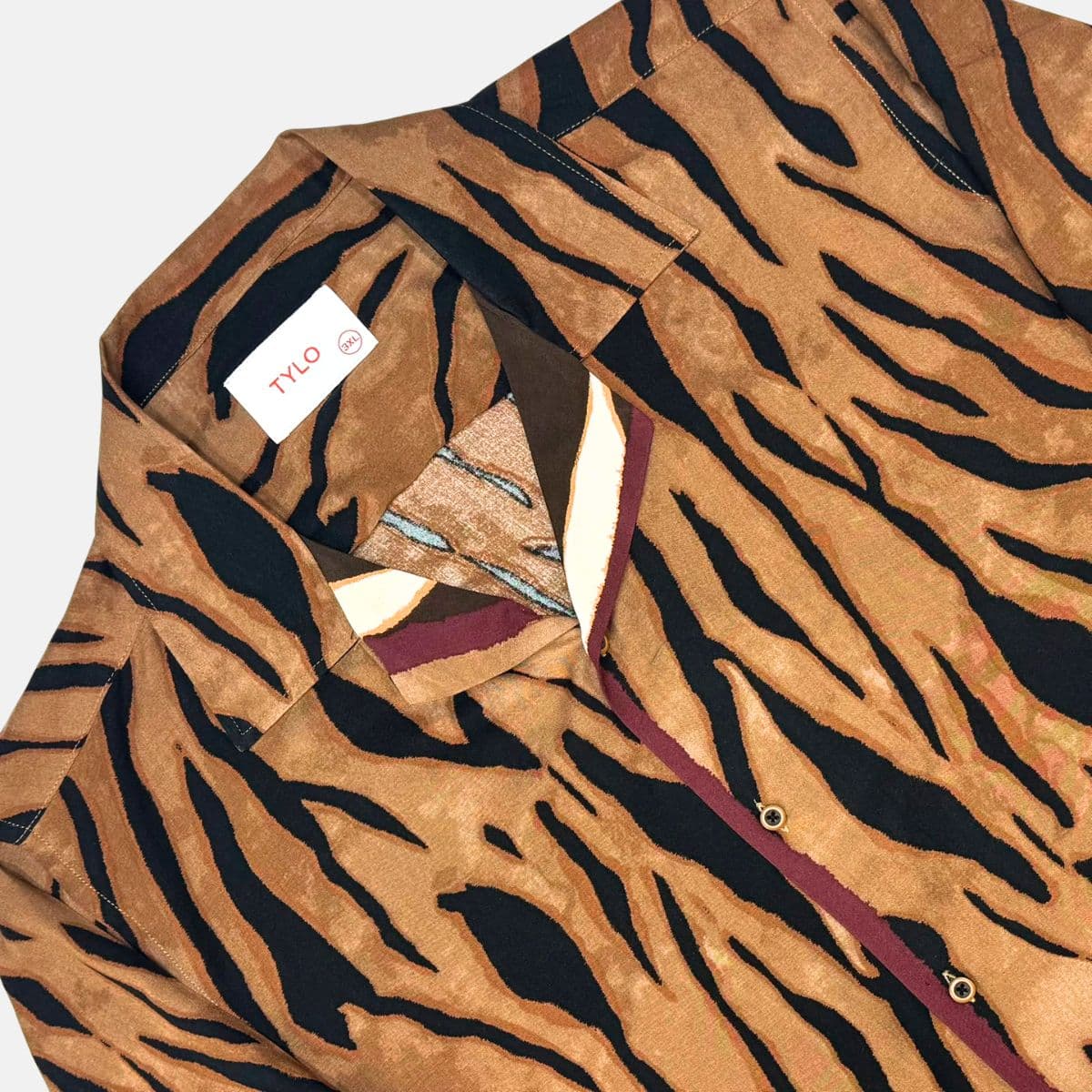Tiger Brown Cuban Shirt showcase 2