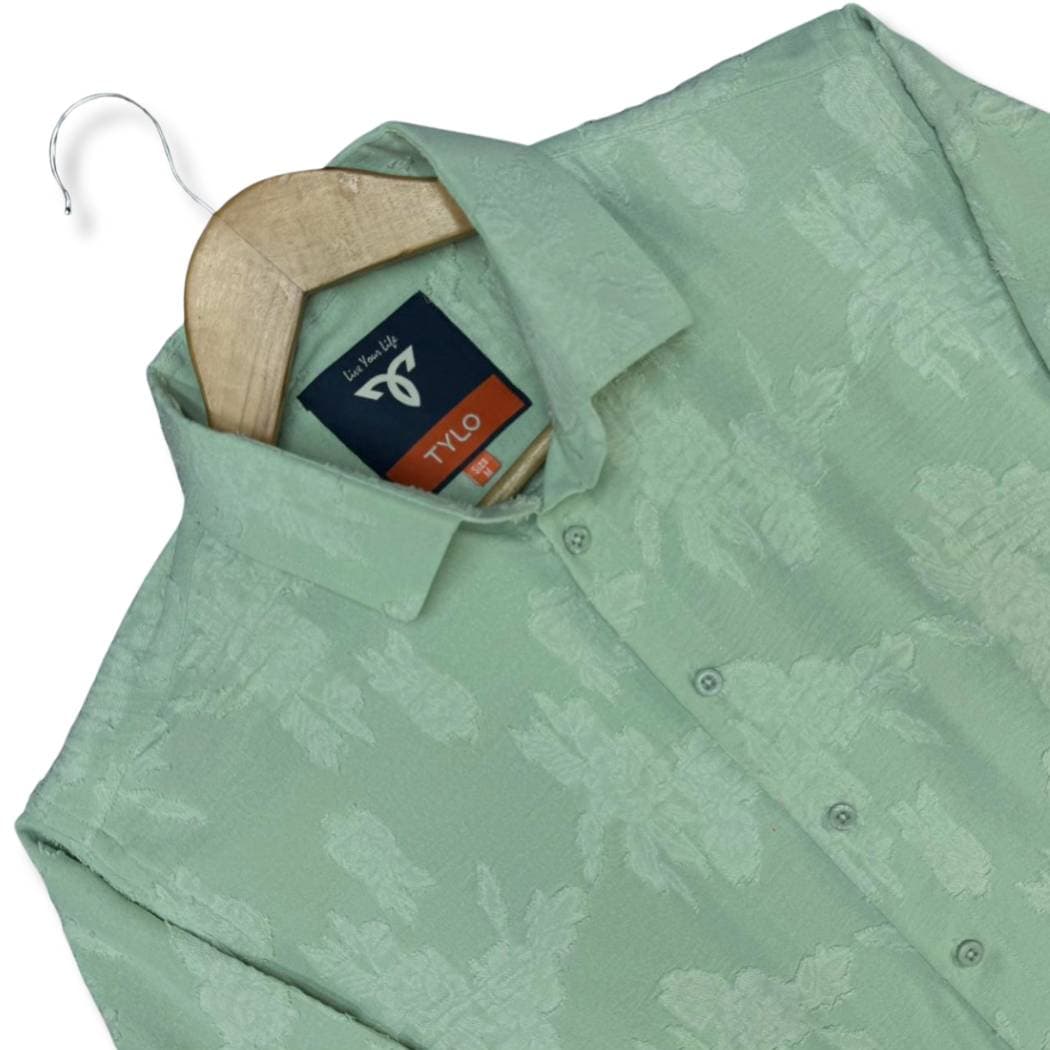 Mint Floral Premium Shirt showcase 2