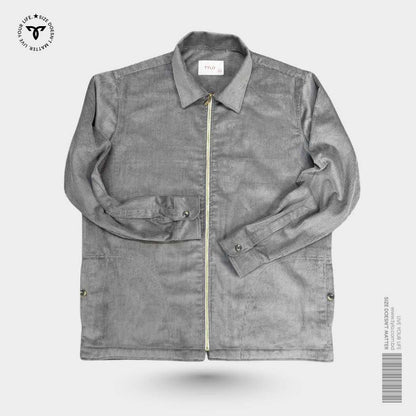 Tylo Textured Zip-Up Shacket