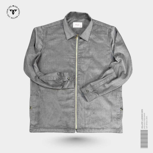 Tylo Textured Zip-Up Shacket
