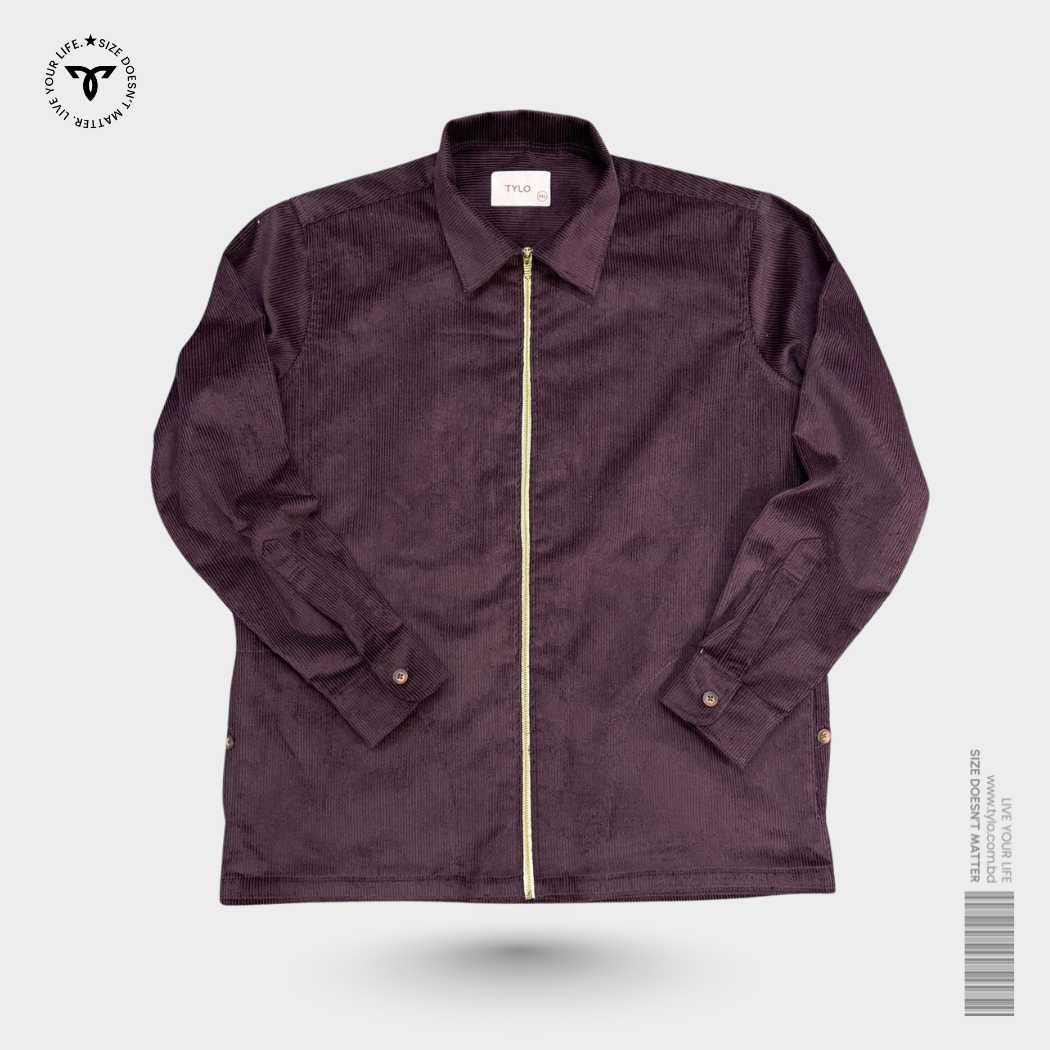 Tylo Textured Zip-Up Shacket
