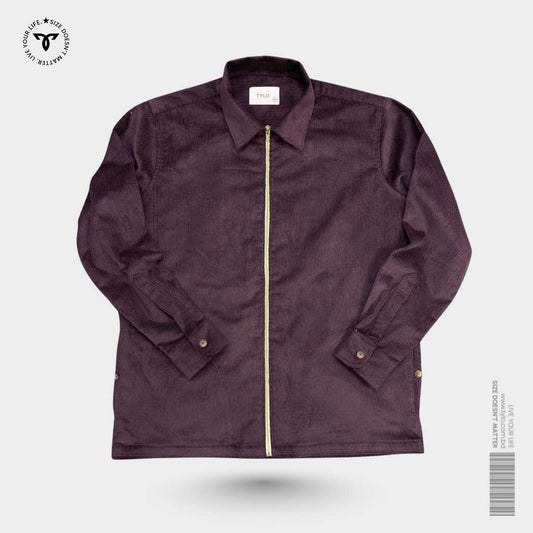 Tylo Textured Zip-Up Shacket