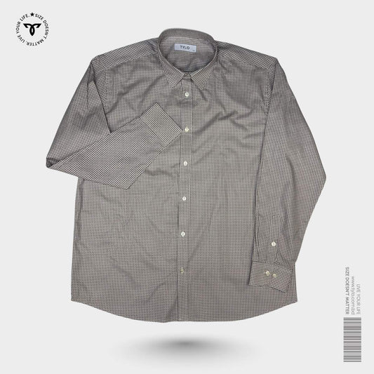 Coffee Geometric Regular Shirt