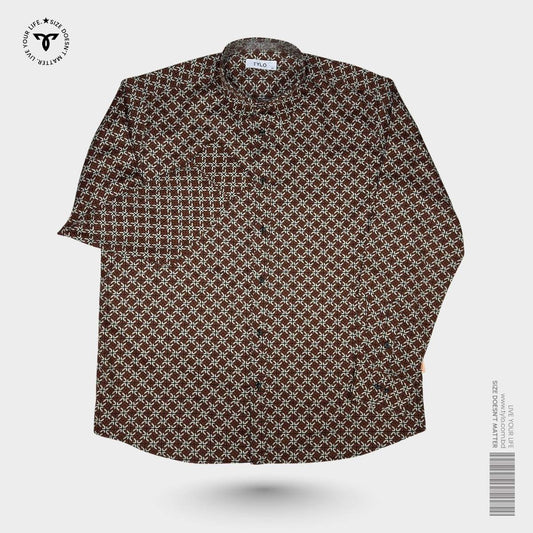 Chocolate Mosaic Regular Shirt