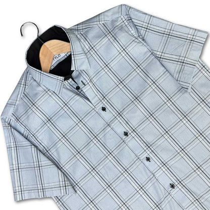 Azure Glass Half Sleeve Shirt