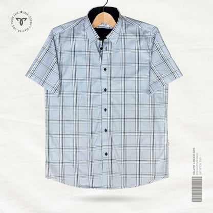 Azure Glass Half Sleeve Shirt