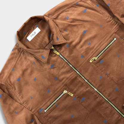 Tylo Textured Zip-Up Shacket