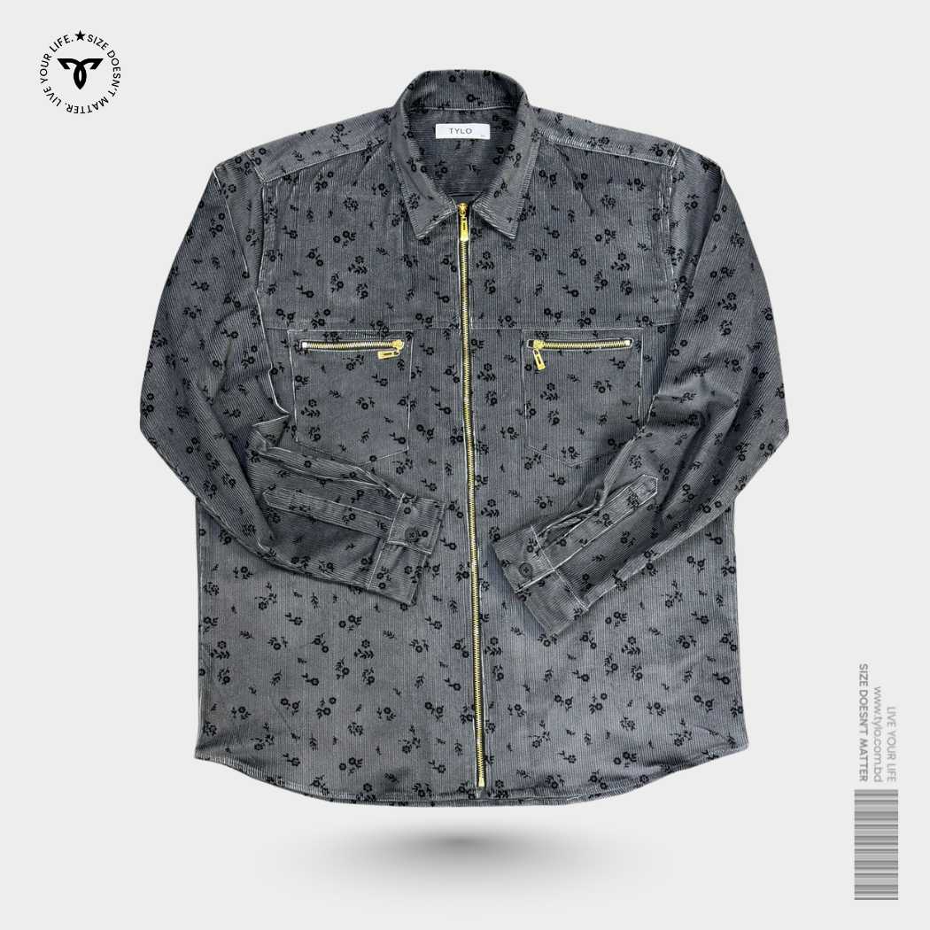 Tylo Textured Zip-Up Shacket