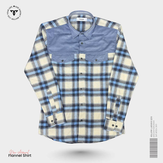 Sky Blue Flannel Shirt