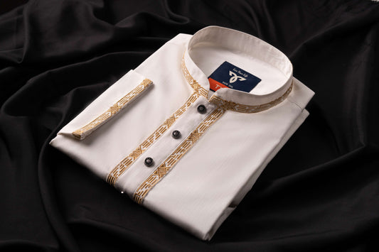 Golden White Premium Panjabi
