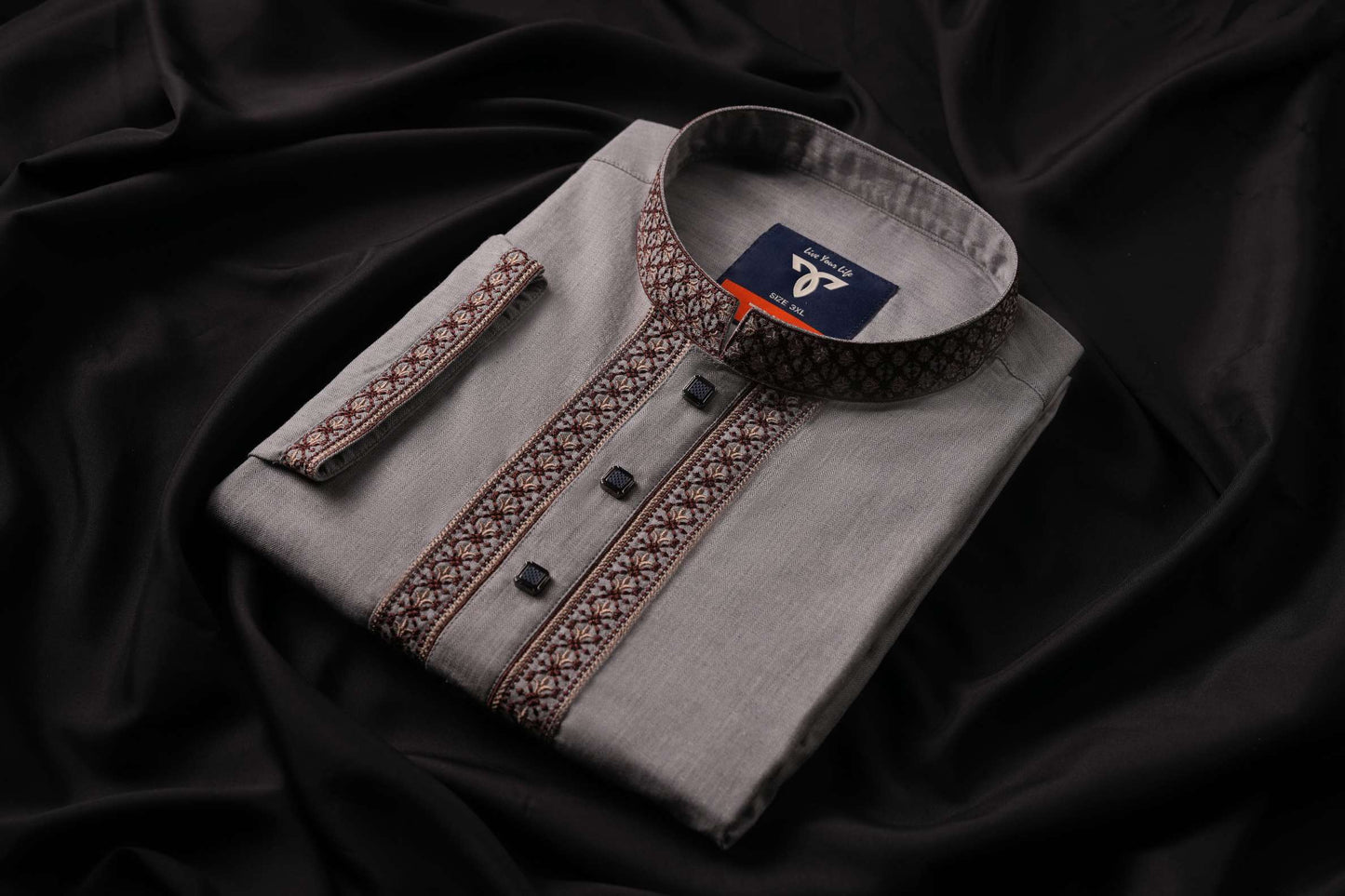 Dramatic Ash Premium Panjabi