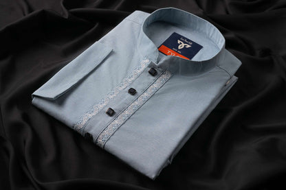 Light Sky Blue Premium Panjabi