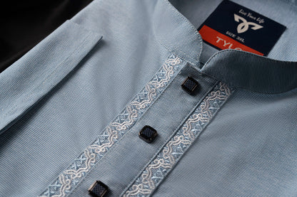 Light Sky Blue Premium Panjabi