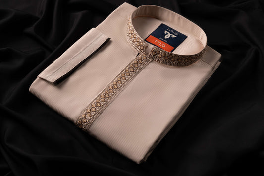 Beige Premium Panjabi