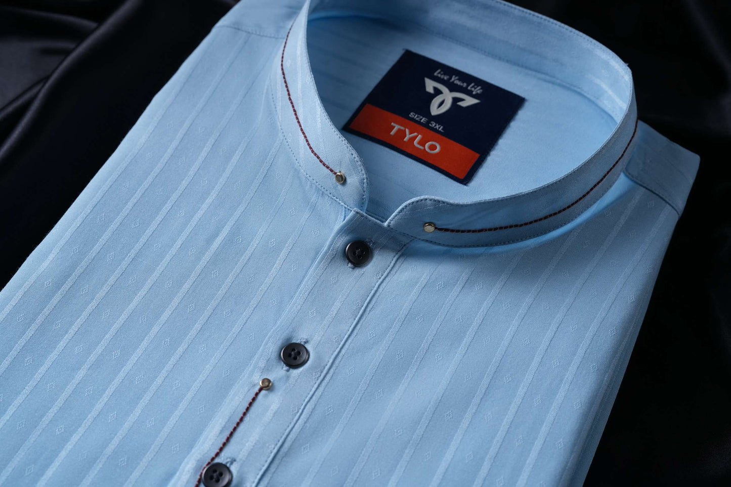 Burgundy Blue  Premium Panjabi