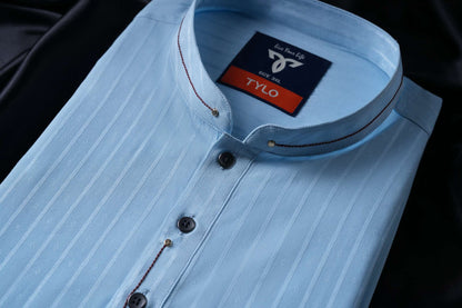 Burgundy Blue  Premium Panjabi