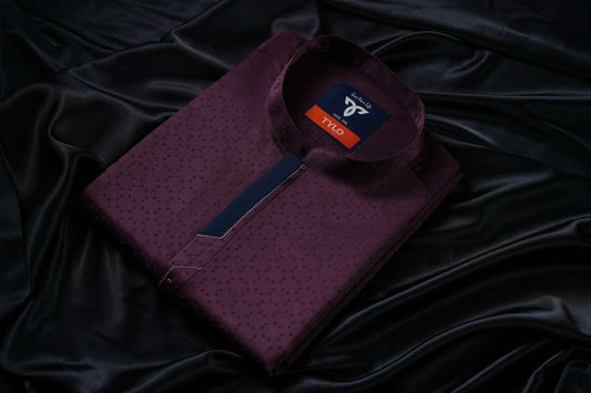 Crimson Berry Premium Panjabi