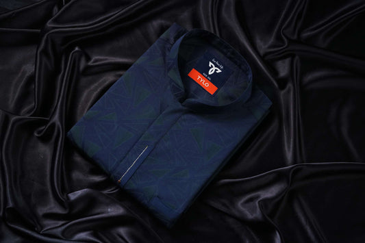 Deep Blue Premium Panjabi