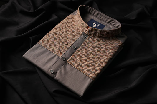 Cocoa Taupe Exclusive Panjabi
