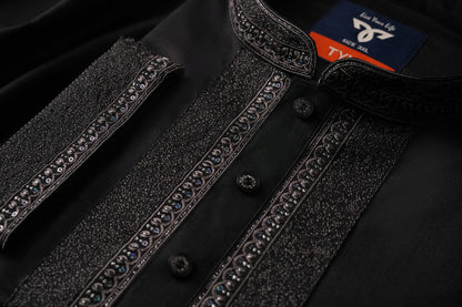 Charcoal Black Exclusive Panjabi
