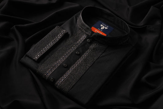 Charcoal Black Exclusive Panjabi